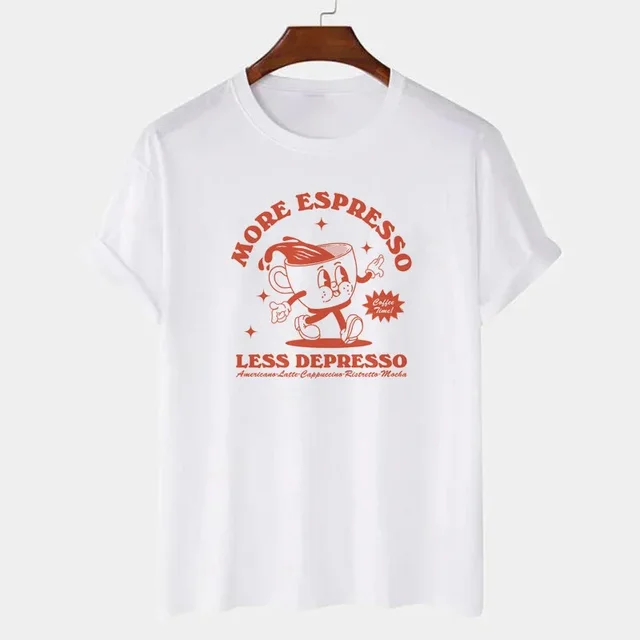 Economic Pattern Retro Was T shirt White - Shop at LoveMi
