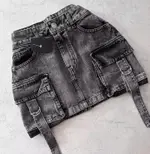 X04 Short Skirt Black