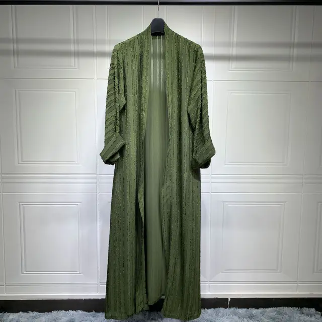 Women's Ethnic Style Retro Cardigan Top Fashionable Knitted Coat Green - Shop at LoveMi