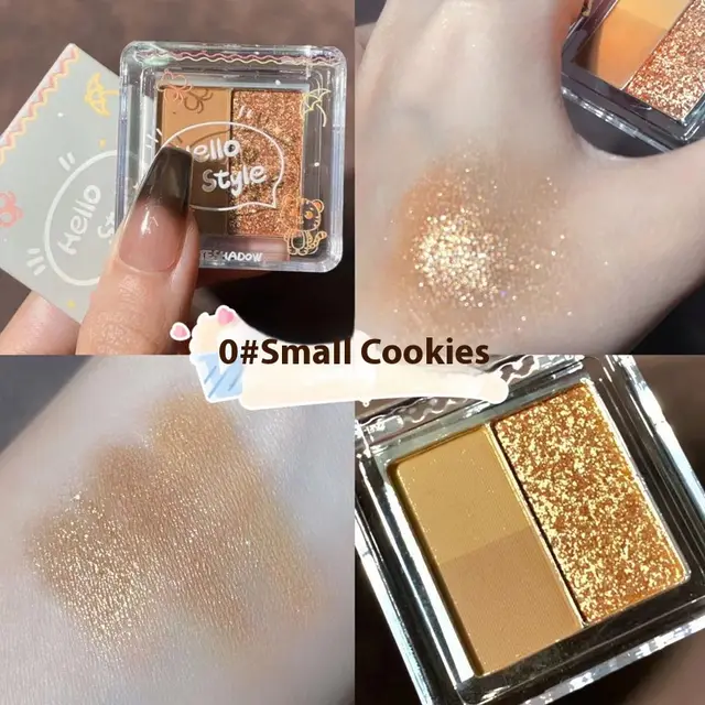 Little Cookie Rose Eye Shadow Plate Dark Cloud Earth Color 01 Cookies - Shop at LoveMi