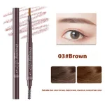 Long-lasting Smudge-free Lazy Eyebrow Pencil - Middle Coffee Color Coffee Bar - View 1