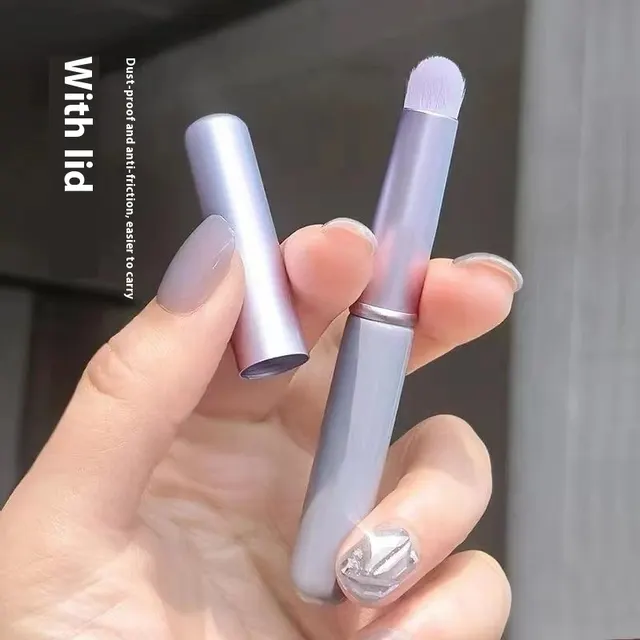 Mini Round Head Lip Brush Beauty Tools Mini Wisteria Color - Shop at LoveMi
