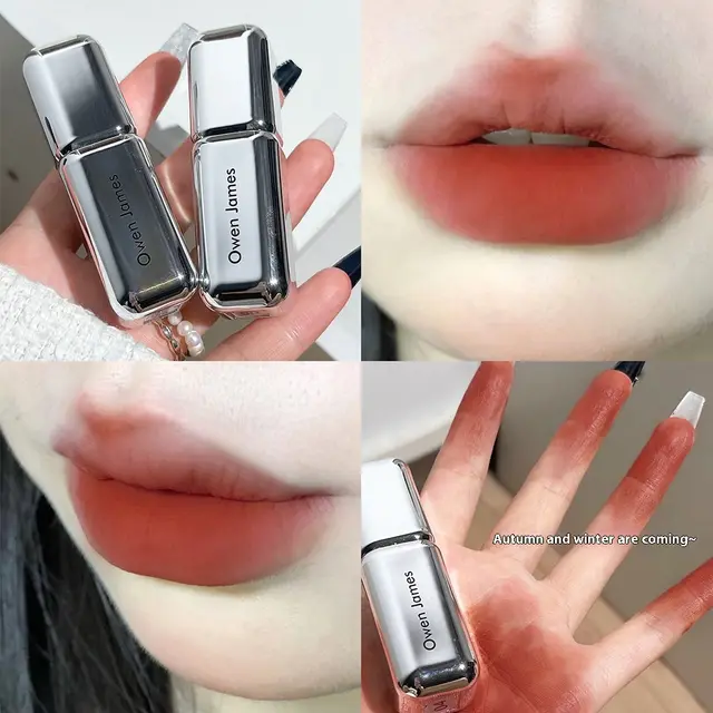Owen James The Land Of Ryuanguang Lip Lacquer Matte Finish Velvet Not Easy To Fade 04 Cutie Red Beans - Shop at LoveMi