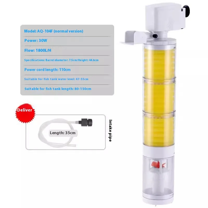 Fish Tank Built in Filter Three in one Suction Wall hung Urinal Fish Toilet Aq/104F - Shop at LoveMi