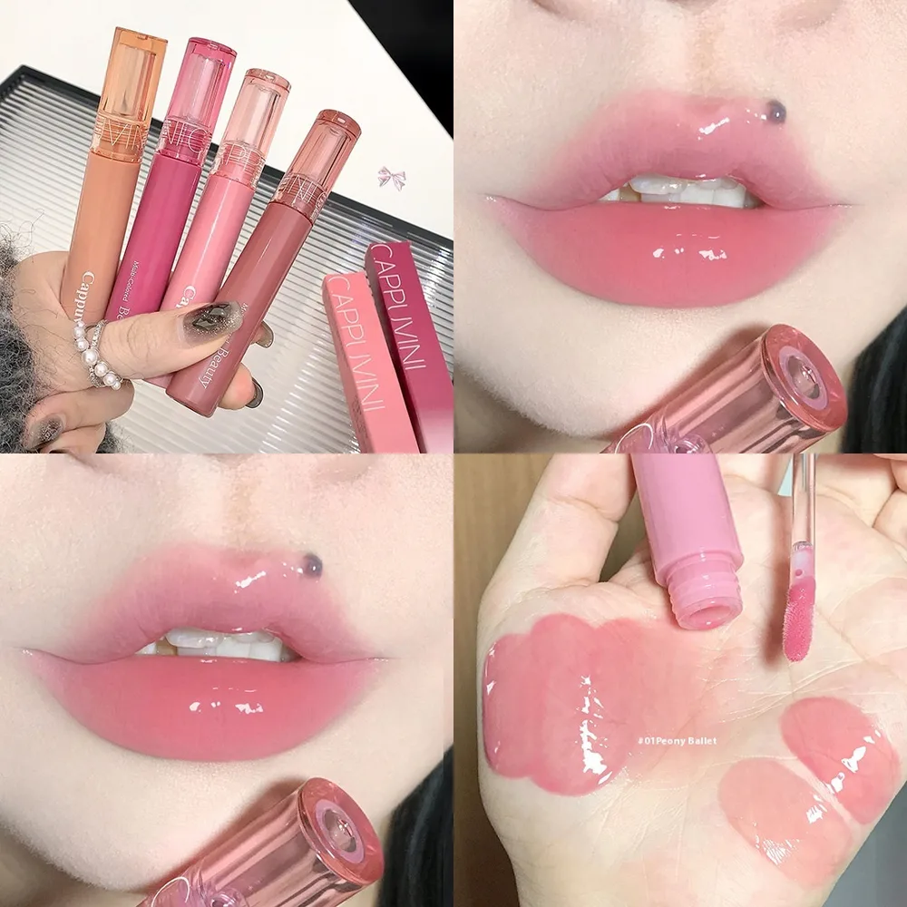 Glass-sensitive Water Juice Lip Lacquer - 01 Peony Ballet