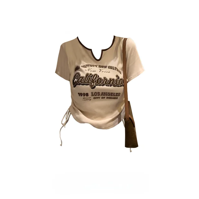 Niche Slim Fit Inner Wear Short Bottoming Sweet And Spicy Short Top 15 Apricot - Shop at LoveMi