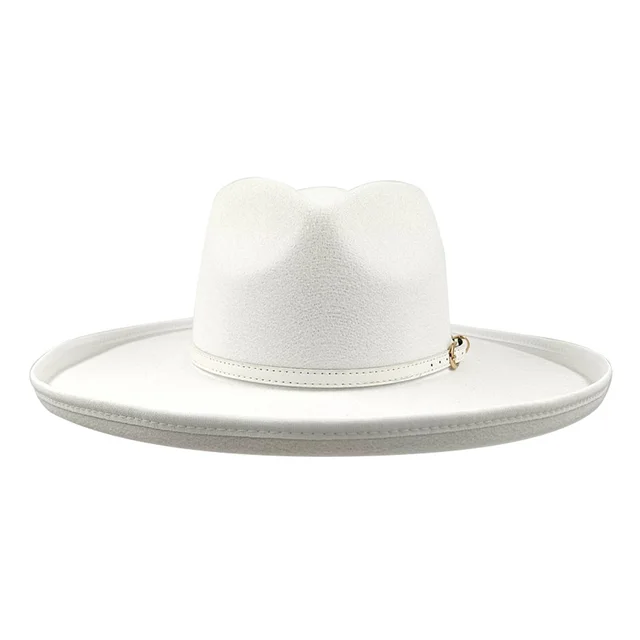 Big Brim Autumn And Winter Woolen Jazz Top Hat Ladies Style 12 - Shop at LoveMi