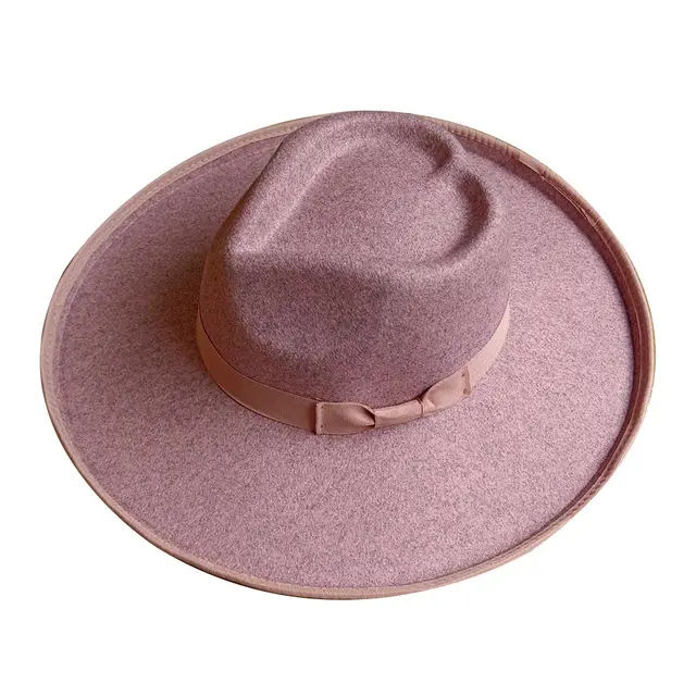 Big Brim Autumn And Winter Woolen Jazz Top Hat Ladies Style 19 - Shop at LoveMi