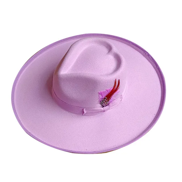 Big Brim Autumn And Winter Woolen Jazz Top Hat Ladies Style 24 - Shop at LoveMi