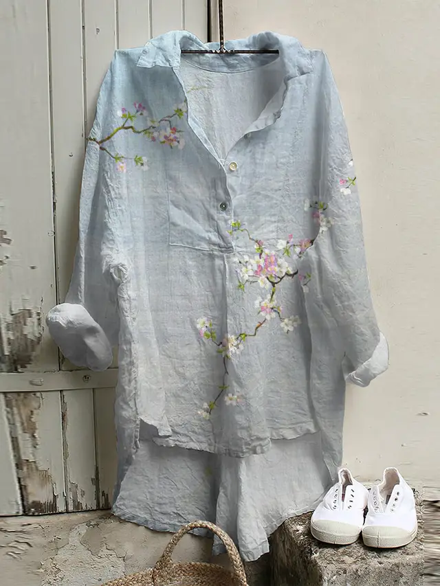 European And American Autumn And Winter Plus Size Women's Clothes Shirt Dress 3D Printing 6 Models - Shop at LoveMi