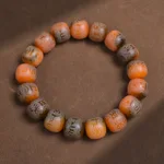 Ice City Amber Barrel Beads