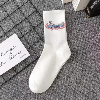 Women's Sports Tube Socks Cotton Socks Japanese Style K3 Black Mix And Match - Shop at LoveMi