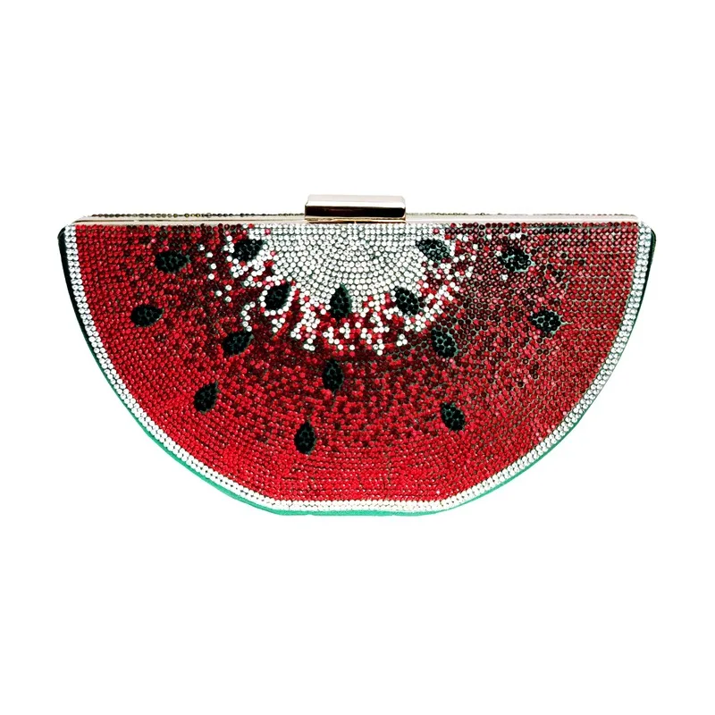 Dinner Ladies Handbag Diamond Clutch Dress Evening Bag Handbag Red - Shop at LoveMi