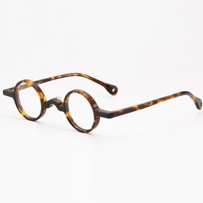 Plate Glasses Retro Round Glasses Frame Hawksbill Frame - Shop at LoveMi