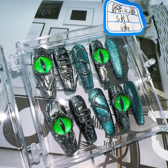 Exaggerated Dark Goth Personality Wear Armor Evil Long T - Shop at LoveMi