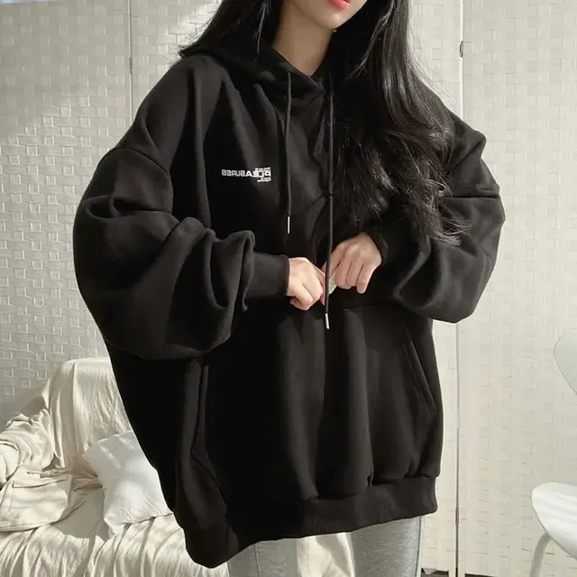 Casual All matching Fleece lined Trendy Top 50123A Black Plus Velvet - Shop at LoveMi