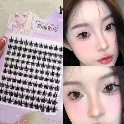 10 Rows Of Large Capacity Spire False Eyelashes Large Capacity Pure Field 11Mm - Shop at LoveMi