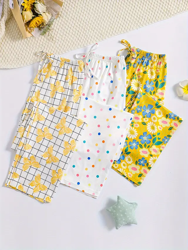 Milk Silk Pajama Pants Long Women's Thin Breathable L676869 - Shop at LoveMi