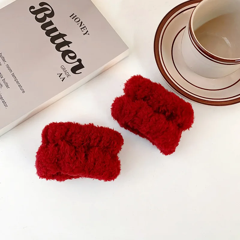 Cute Strawberry Leaf Hair Band Wrist Strap Wide Brim Hair Band Leaf Strawberry Wrist Strap - Shop at LoveMi