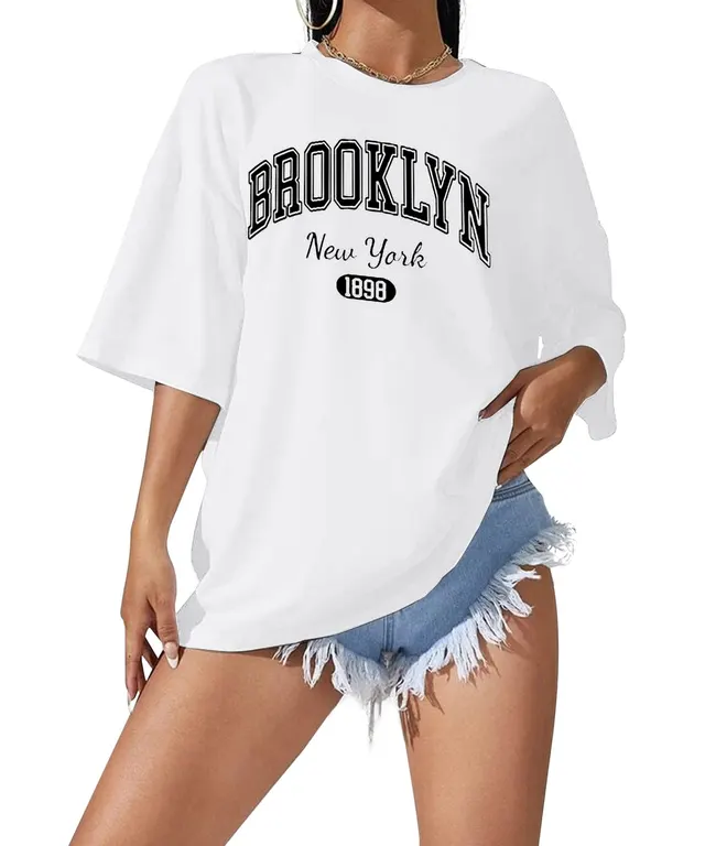 Women's T shirt Summer Fashion Casual Women's Top Idle Style White 1 - Shop at LoveMi