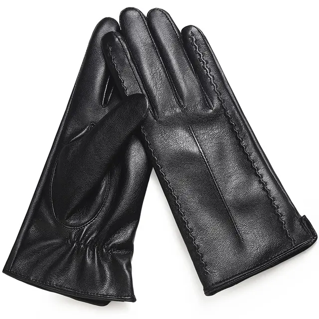 Women's Autumn And Winter Fleece lined Warm Gloves Black - Shop at LoveMi
