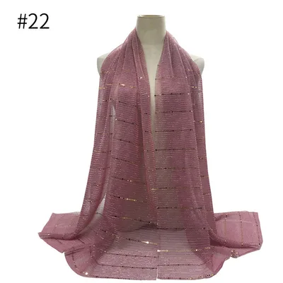 Spring And Summer Women's Bag Scarf Thin Breathable Solid Color Crumpled Panel Pressing Polyester Scarf #22 - Shop at LoveMi