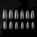 504Pcs Almond Nail Tip Frosted