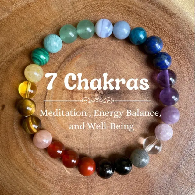 Bohemian Rainbow Color Rough Stone Bracelet L0267Style - Shop at LoveMi