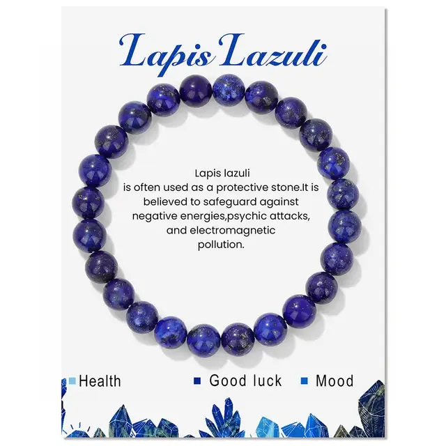 Natural Stone Bracelet Elastic Beaded 8mm Turquoise Agate Green Gold - Shop at LoveMi