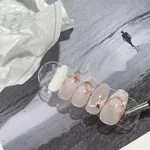 Spring And Summer Flower Nude Color White Wear Armor Handmade Customization - Short Ballet A - View 1