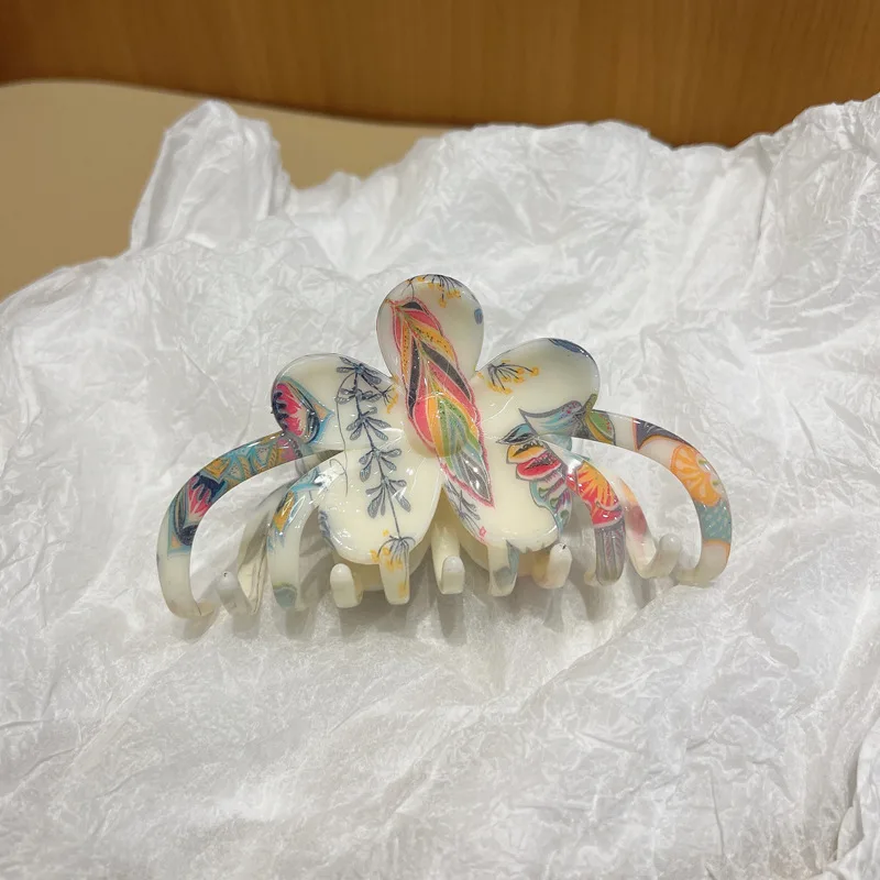 Watermark Flower Barrettes Large Women's Headdress Ld252 Color - Shop at LoveMi