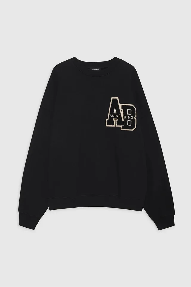 Early Autumn New American Niche Hand Embroidery Loose Casual Yao Velvet Thickened Sweater Black - Shop at LoveMi
