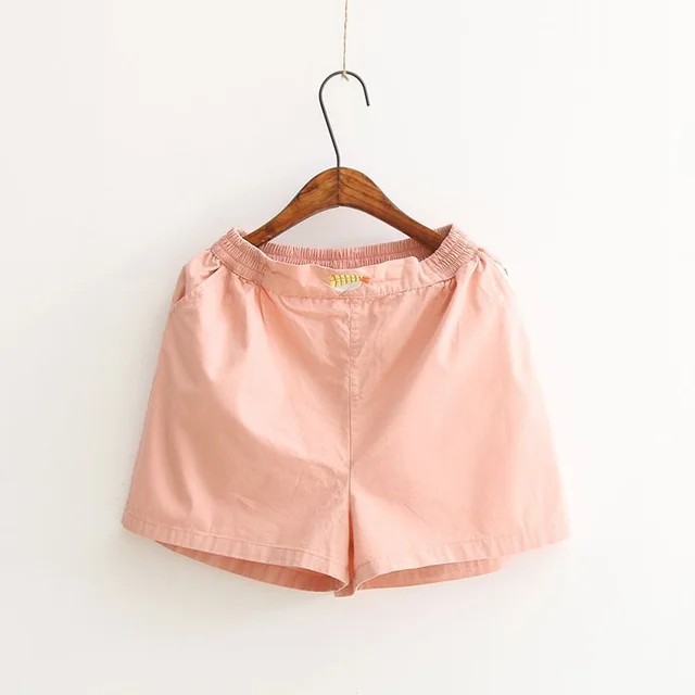 Candy color casual shorts Pink - Shop at LoveMi