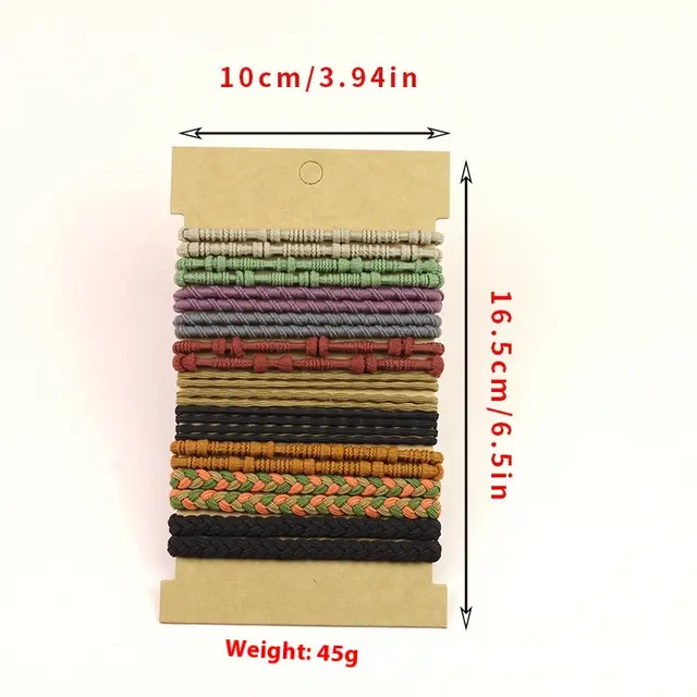 Vintage Headband Bohemian Hair Accessories Loose Long Card Braid 20 Pieces - Shop at LoveMi