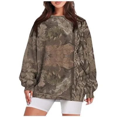 Round Neck 3D Digital Printing Casual Cool Long sleeved Round neck Pullover Ylwd 42 Xxxl - Shop at LoveMi