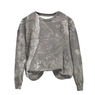 Round Neck 3D Digital Printing Casual Cool Long-sleeved Round-neck Pullover - Ylwd 48