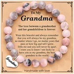 Pink Zebra Grandma Card