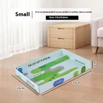 Portable Folding Semi-open Thickened Disposable Litter Box - Litter Box Small Size B02 - View 1