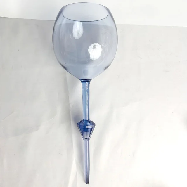 Beach Cup Diamond Acrylic Color Goblet Bathing Pool Floating Cup Light Blue - Shop at LoveMi