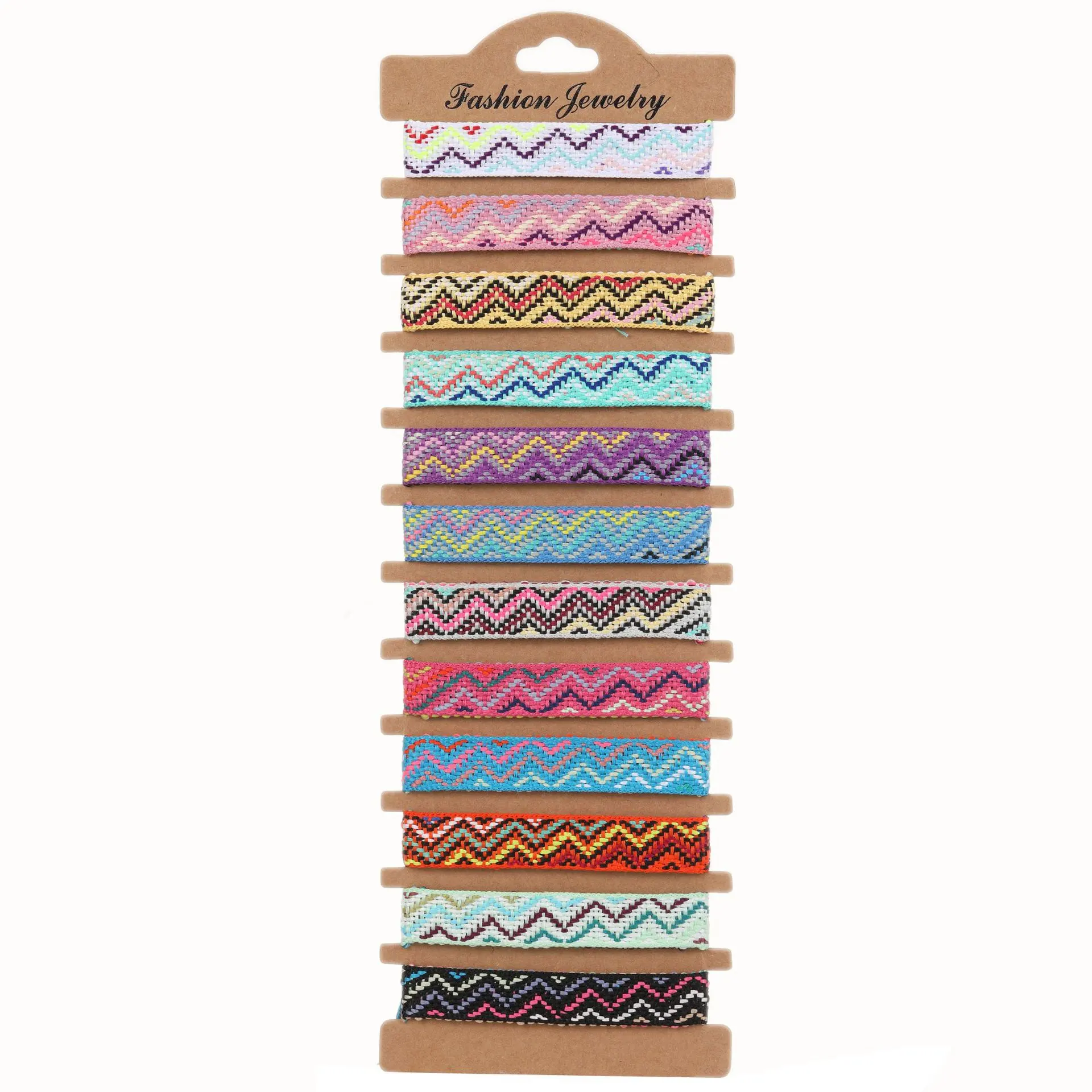 Bohemian Woven Friendship Bracelet Suit Female Ethnic - B4346A