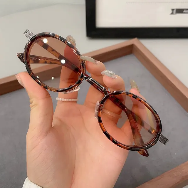 Fashionable UV Resistant And Super Cool Glasses Leopard Gun Frame Light Dried - Shop at LoveMi