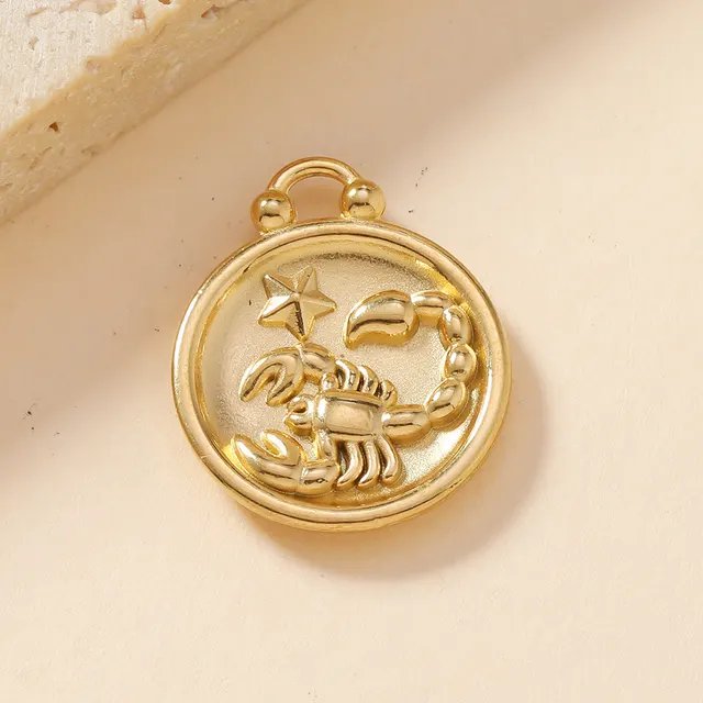 Single Pendant Twelve Constellation Casting DIY Accessories 183 Models - Shop at LoveMi