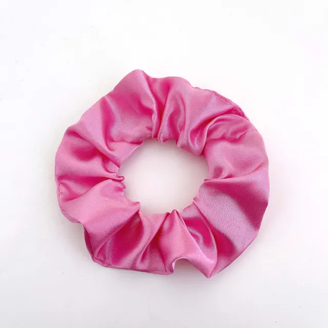 Solid Color Large Intestine Hair Ring Flower Hair Band Hair Accessories Rubber Band For Hair Ties Color 15 - Shop at LoveMi