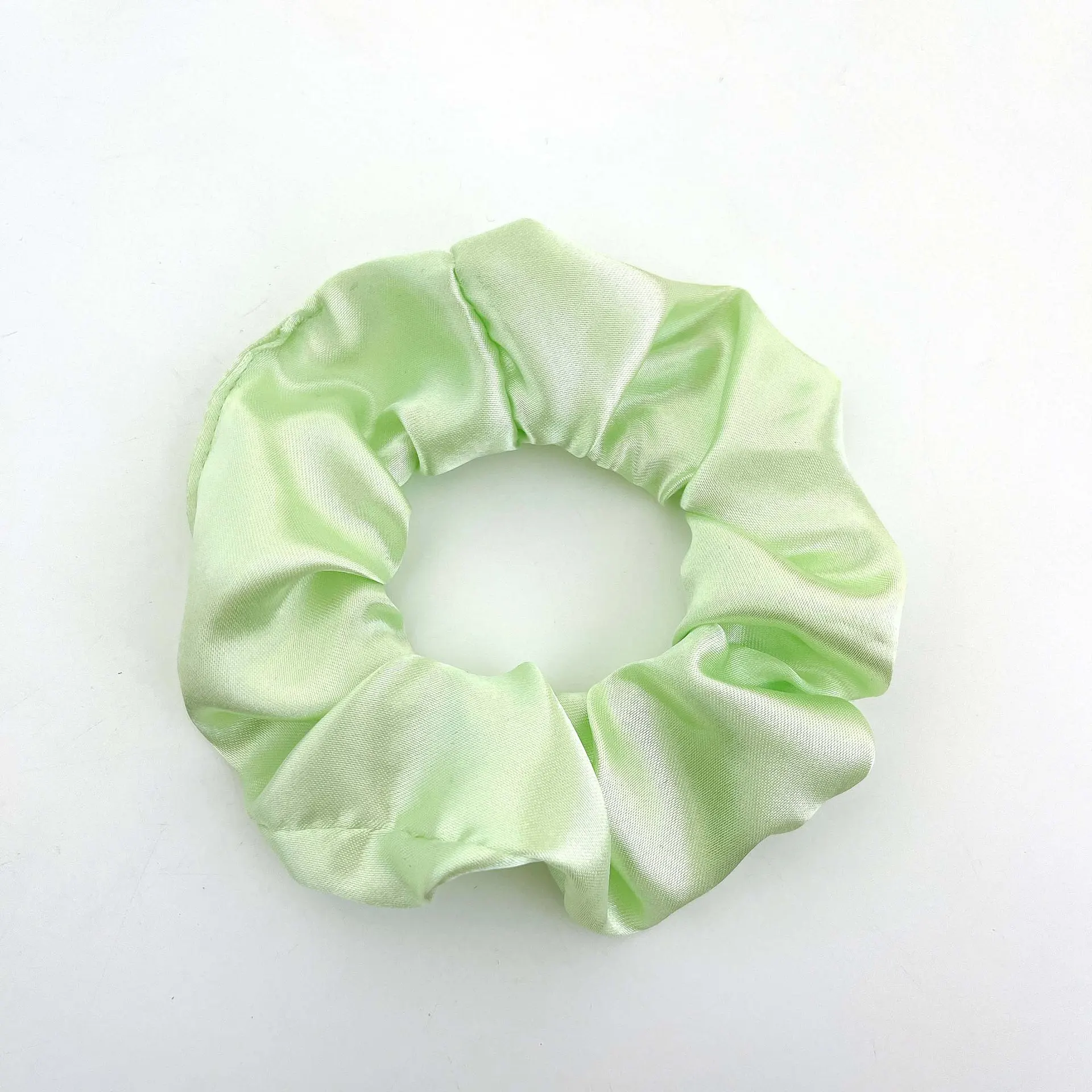 Solid Color Large Intestine Hair Ring Flower Hair Band Hair Accessories Rubber Band For Hair Ties - Color 16