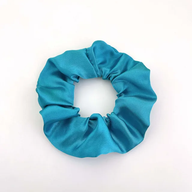 Solid Color Large Intestine Hair Ring Flower Hair Band Hair Accessories Rubber Band For Hair Ties Color 25 - Shop at LoveMi