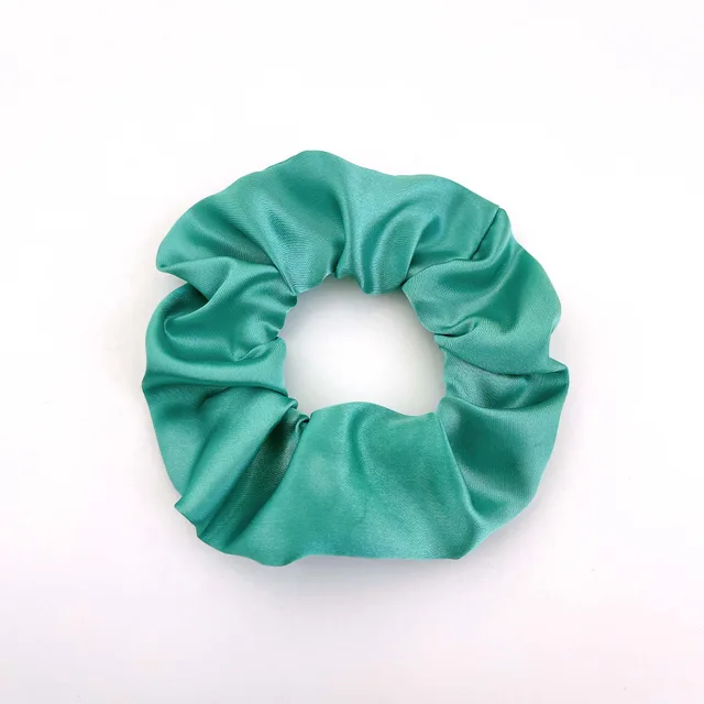 Solid Color Large Intestine Hair Ring Flower Hair Band Hair Accessories Rubber Band For Hair Ties Color 30 - Shop at LoveMi