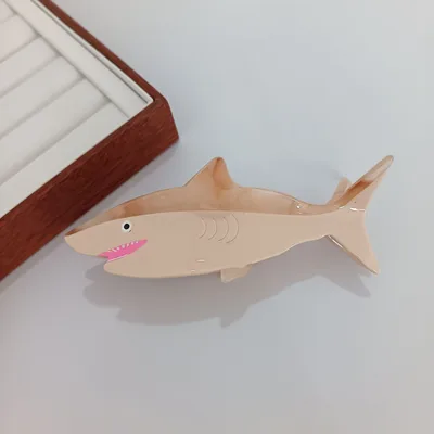Hair Accessories Shark Shell Animal Turtle Light Coffee Shark - Shop at LoveMi