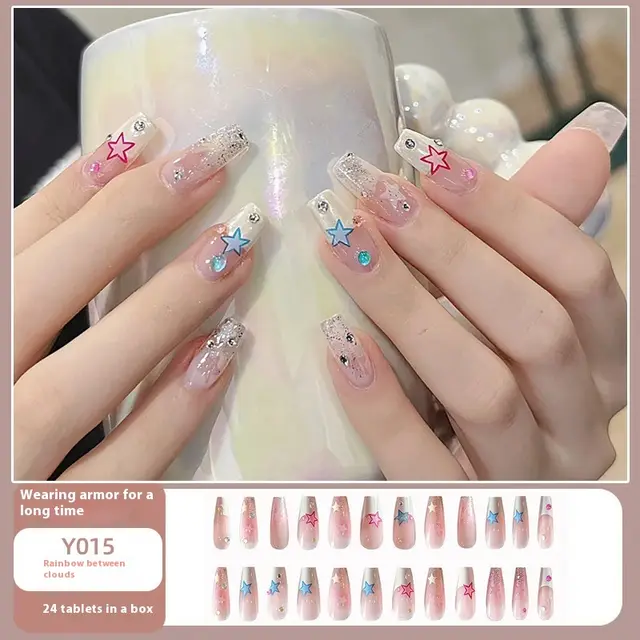 Women's Nude Patch Spicy White Detachable Wear Armor Fake Y015 Rainbow Between Clouds - Shop at LoveMi