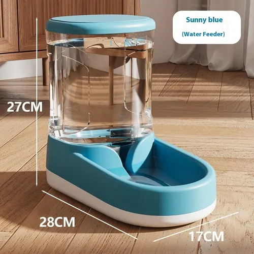 Cat Water Fountain Dog Pet Automatic Pet Feeder Blue Water Fountain - Shop at LoveMi