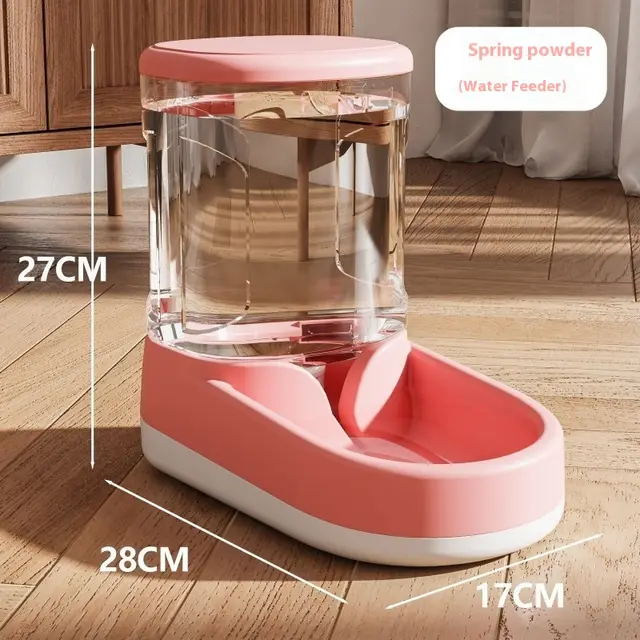 Cat Water Fountain Dog Pet Automatic Pet Feeder Pink Water Fountain - Shop at LoveMi